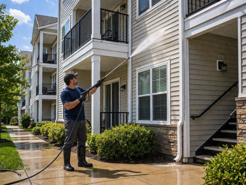 Townhouse Patio Cleaning