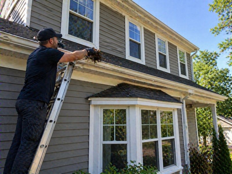 Clogged Gutter Clearing in Pittsburgh, PA