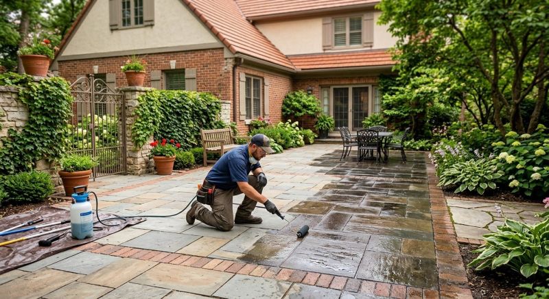 Concrete Walkway Sealing in Renton, WA
