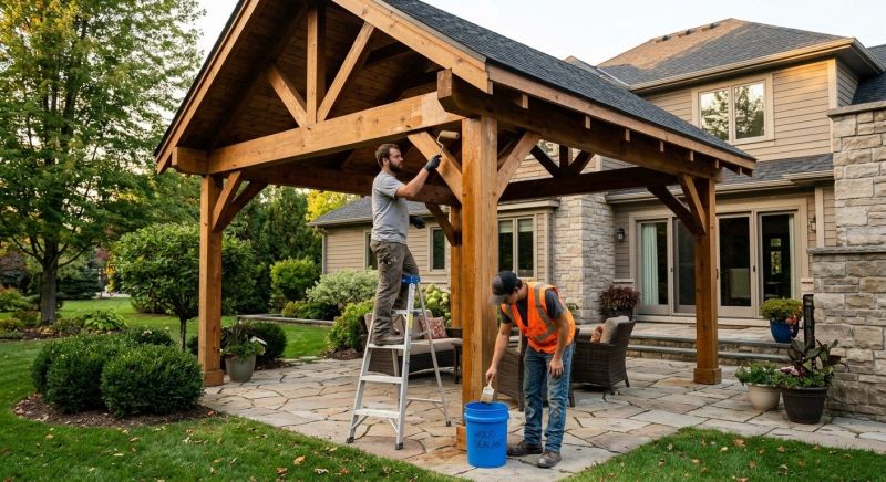 Gazebo Sealing in Seattle, WA
