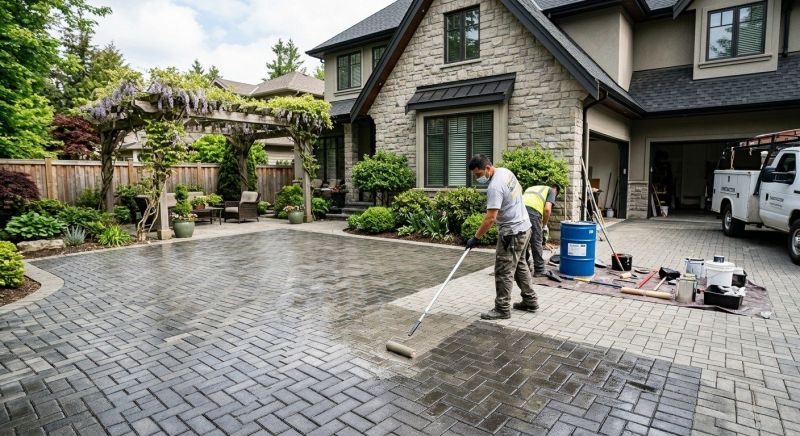 Sidewalk Concrete Sealing in Seattle, WA